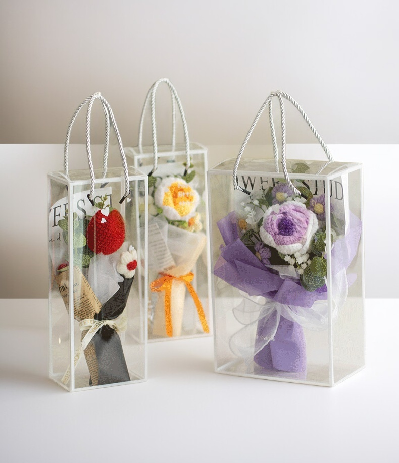 永不凋謝的鉤織玫瑰花家居裝飾