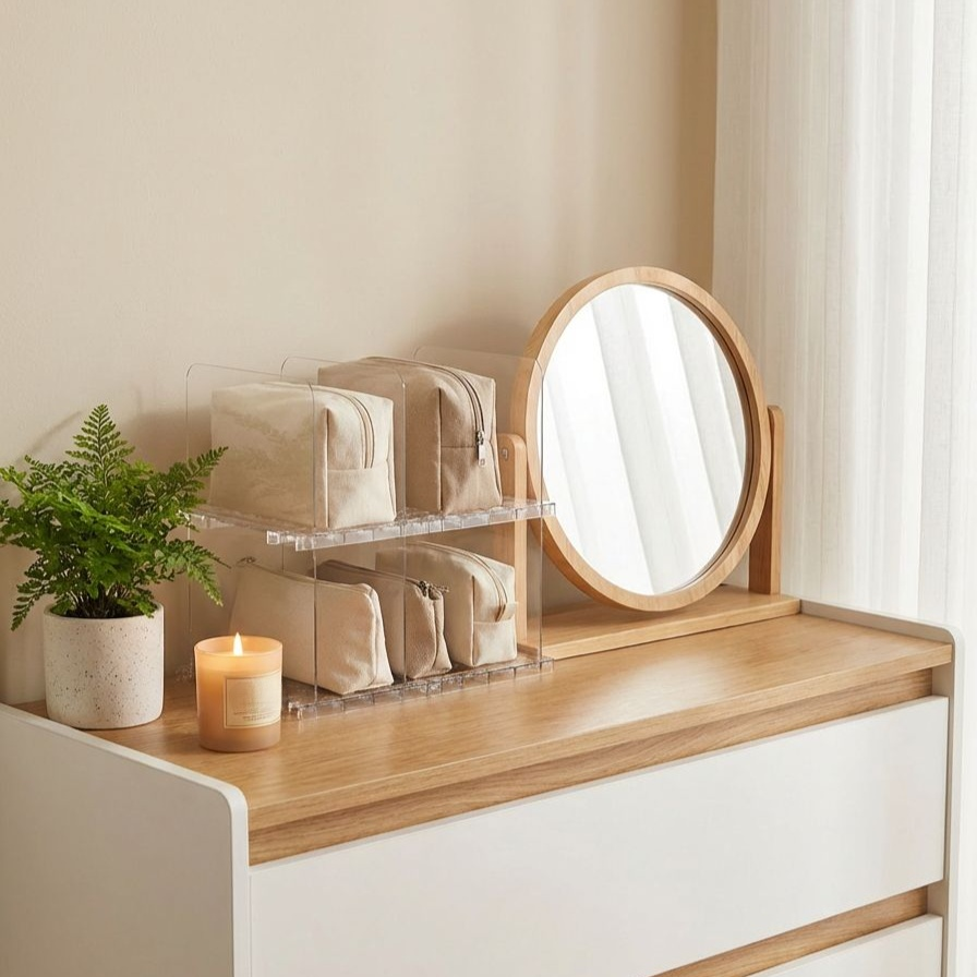 Detailansicht der Aufbewahrungsfächer