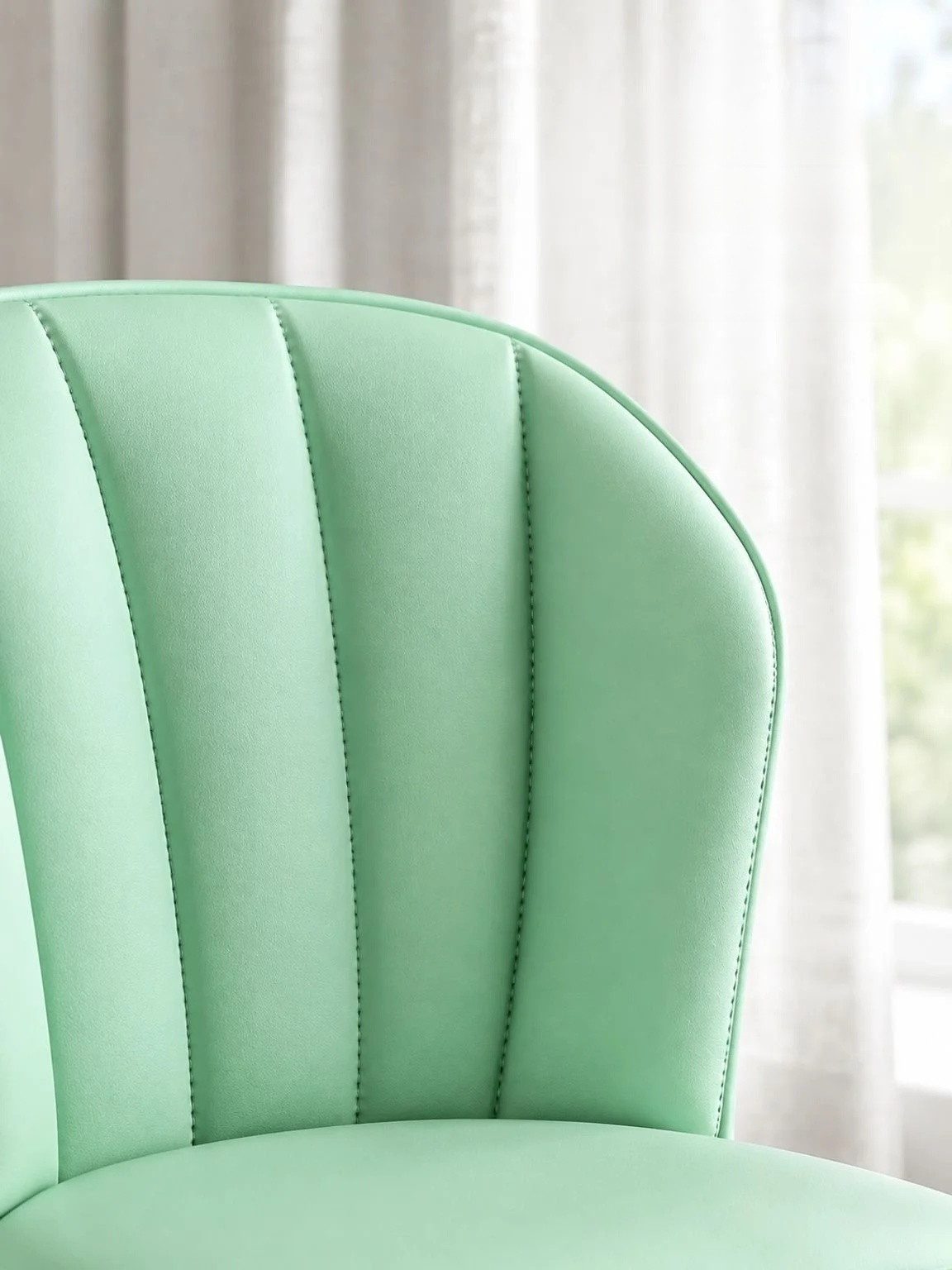 Neutral cream dining chair for contemporary home interiors