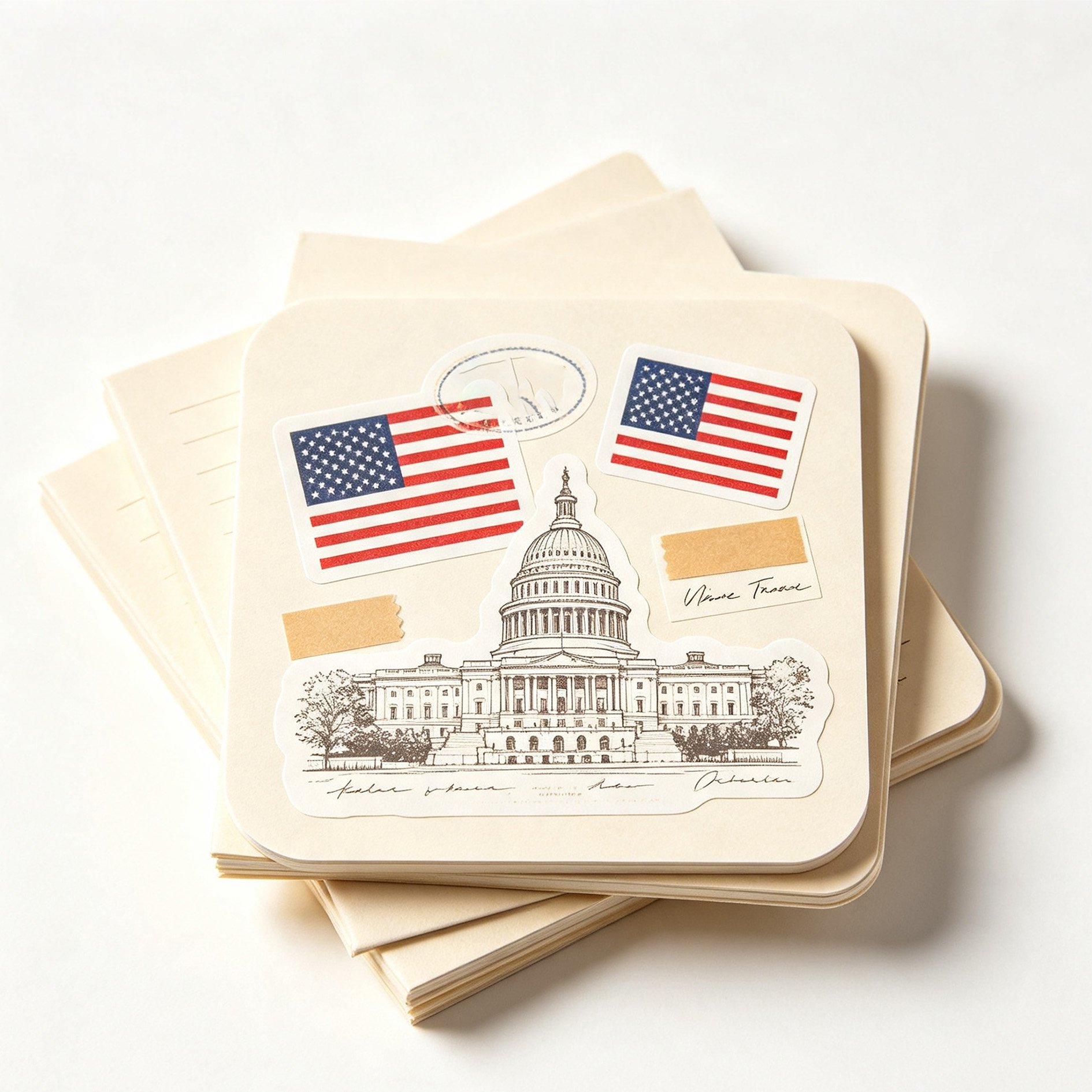 American Sticker Notebook