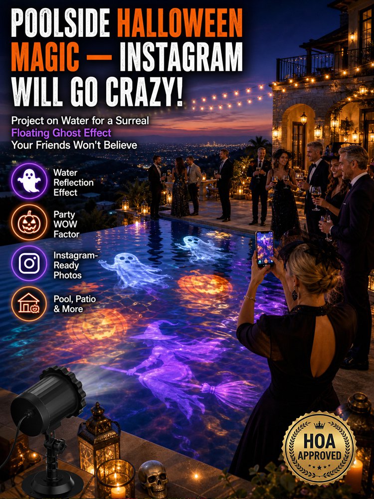 【Halloween Essential】Indoor and Outdoor Projector Light