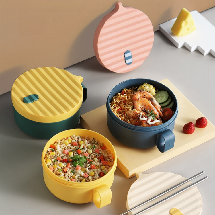 女生百貨便當盒不銹鋼餐盒配餐具學生泡麵便當盒