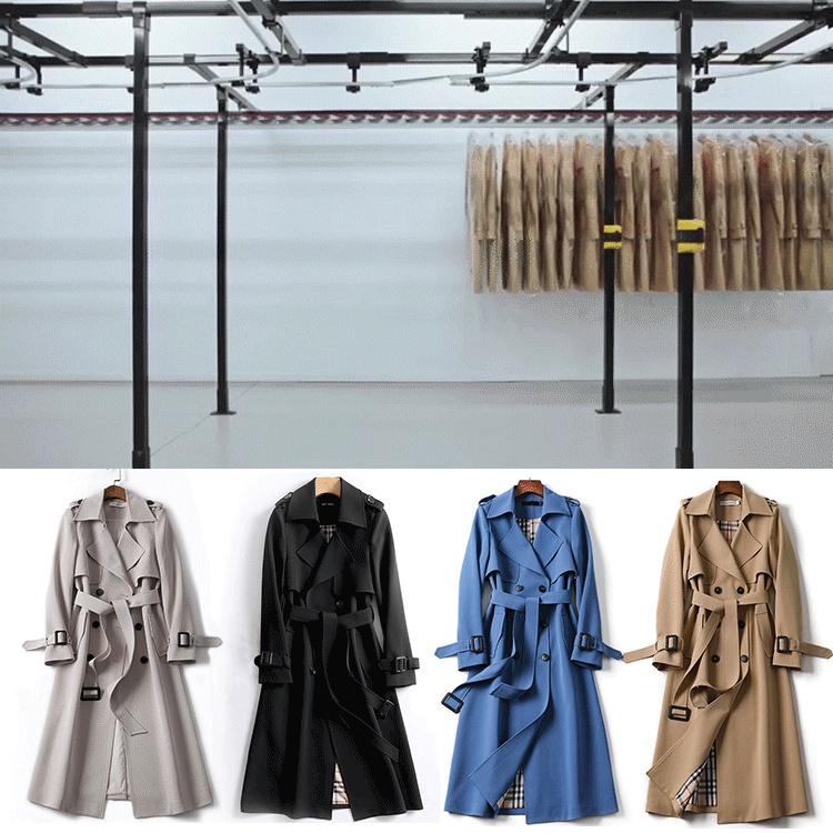 영국계 롱 트렌치 코트 TV