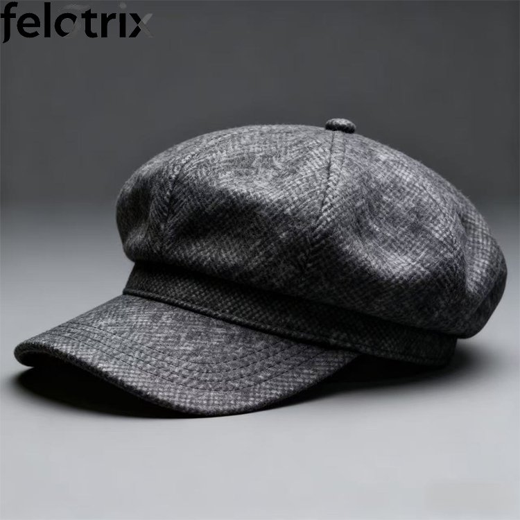 หมวกเบเร่ต์สไตล์เกาหลีสำหรับผู้หญิงสำหรับฤดูใบไม้ร่วงและฤดูหนาว