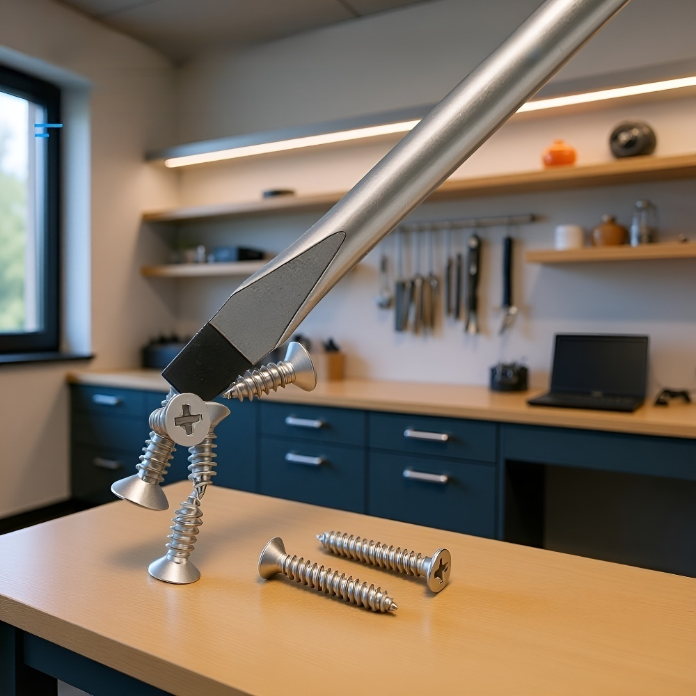 다양한 크기의 십자 드라이버 세트