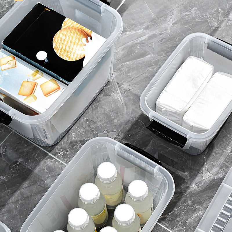 투명 두꺼운 가정용 수납박스