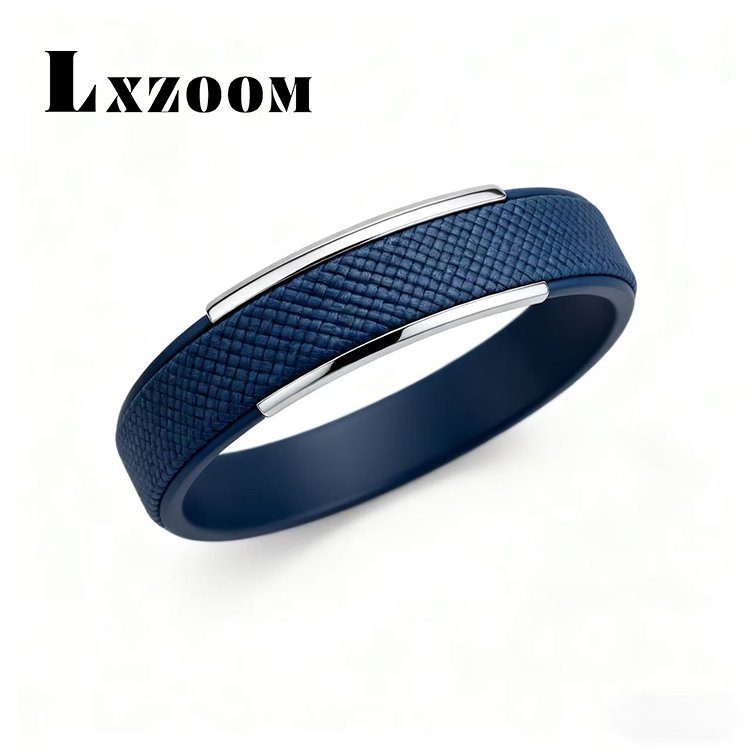 다양한 색상의 단색 팔찌