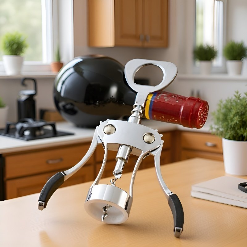Abridor de vino tinto, dispensador de vino multifuncional para uso doméstico.