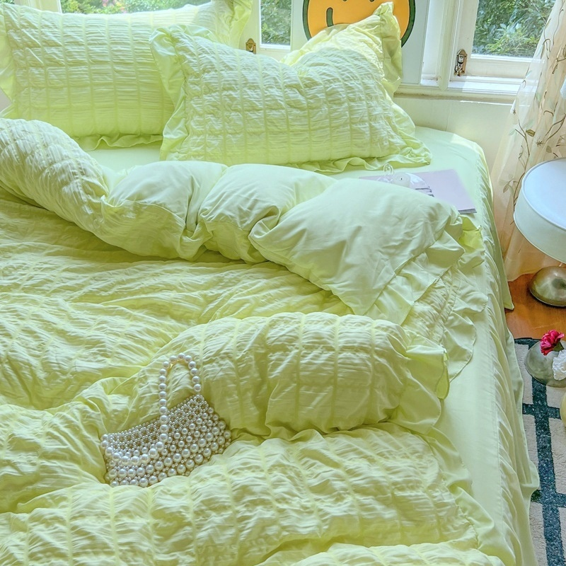 ชุดผ้าปูที่นอนสีพื้น 4 ชิ้น