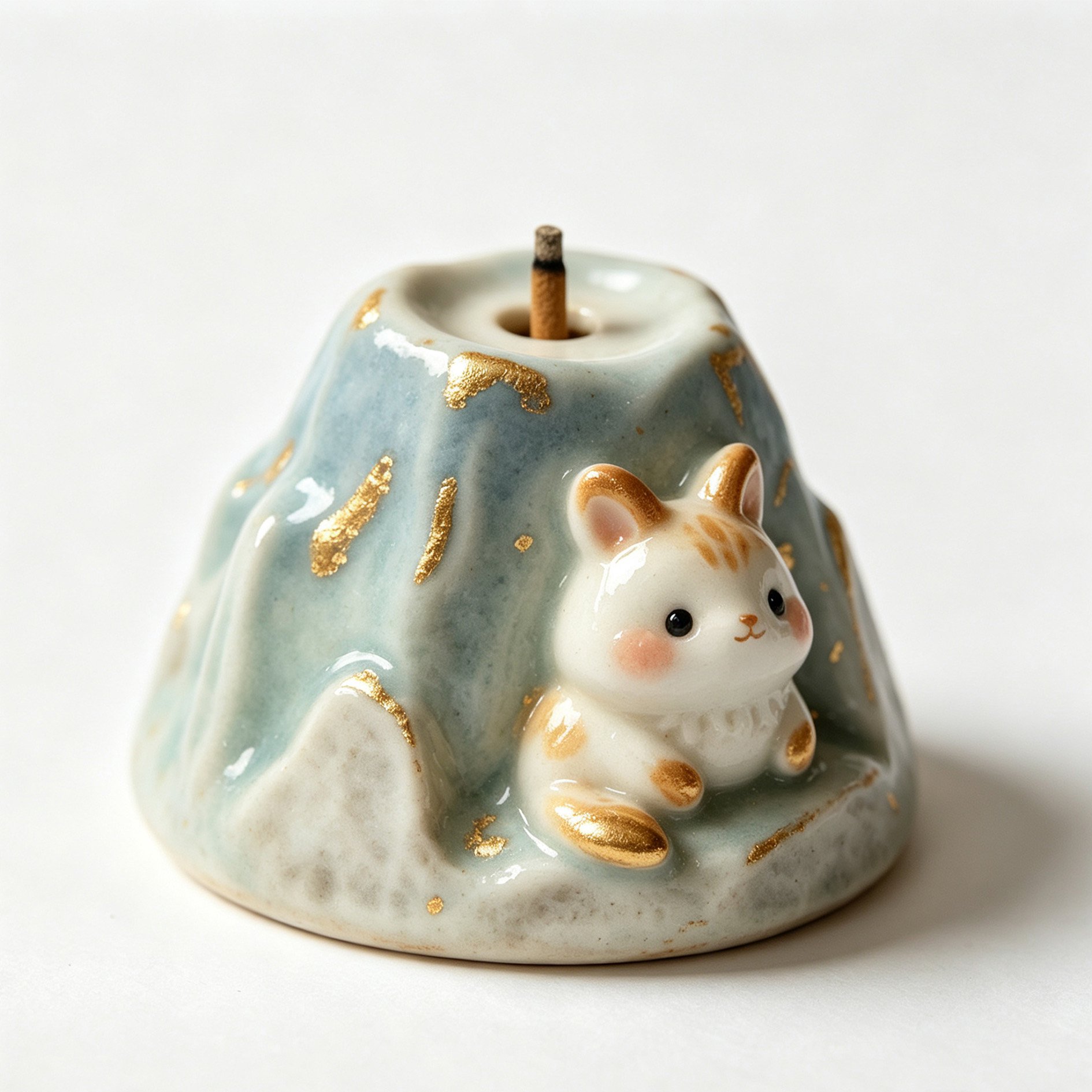 Mountain Corner Moon Rabbit Incense Holder