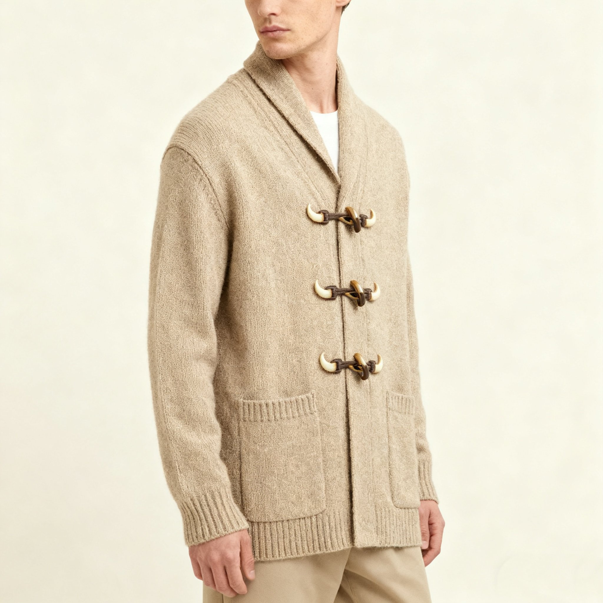 남성 클래식 더플 재킷 전체 모습