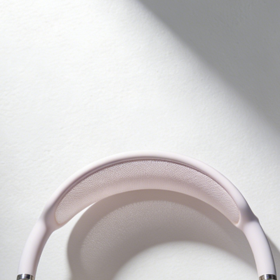 Detalle de las almohadillas suaves de los auriculares