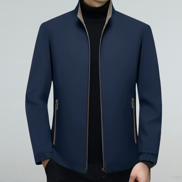 中年のお父さんのための厚いフリースジャケット