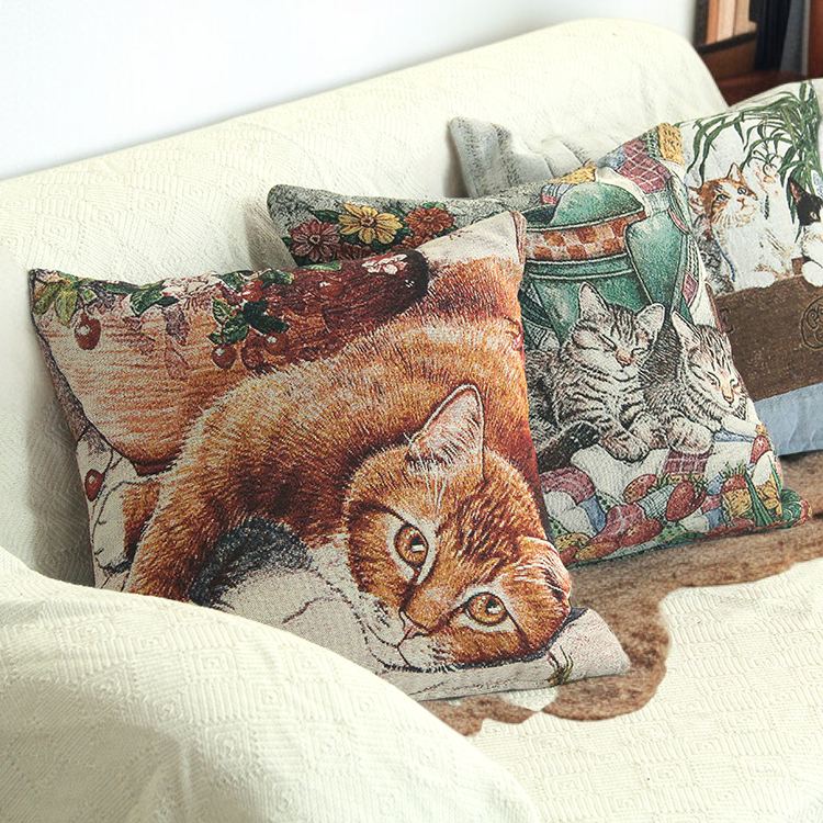 提花靠墊枕套家居裝飾套件