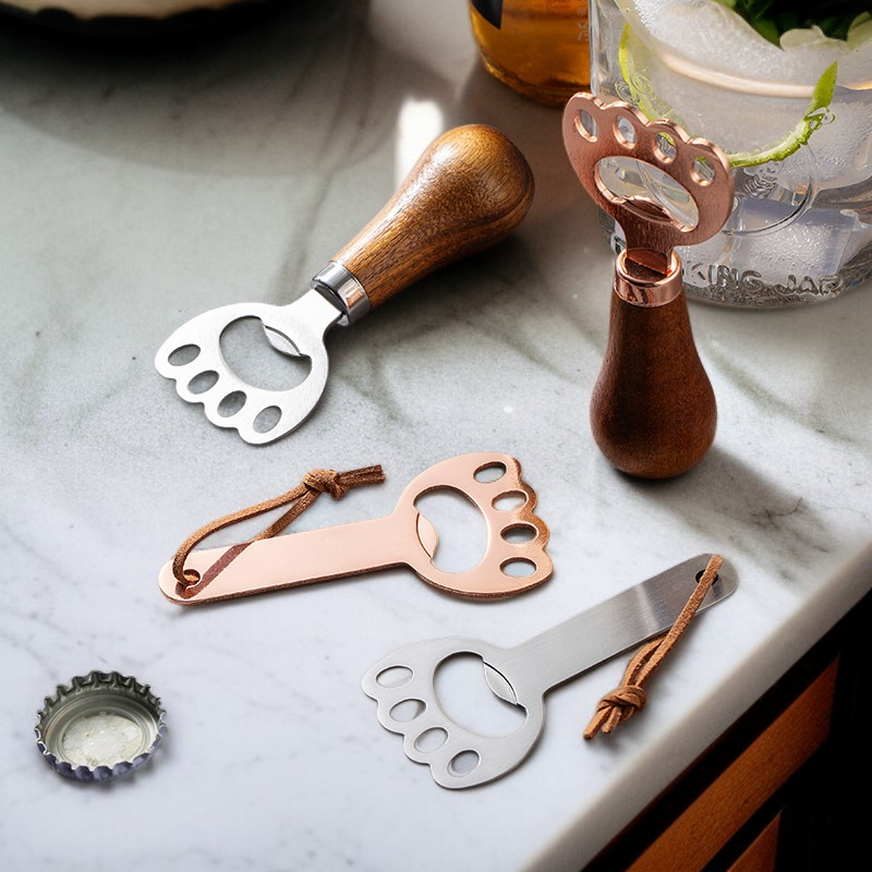 Lanyard Portable Driver Cover Opener Home Portable Hanging Hole Design Wooden