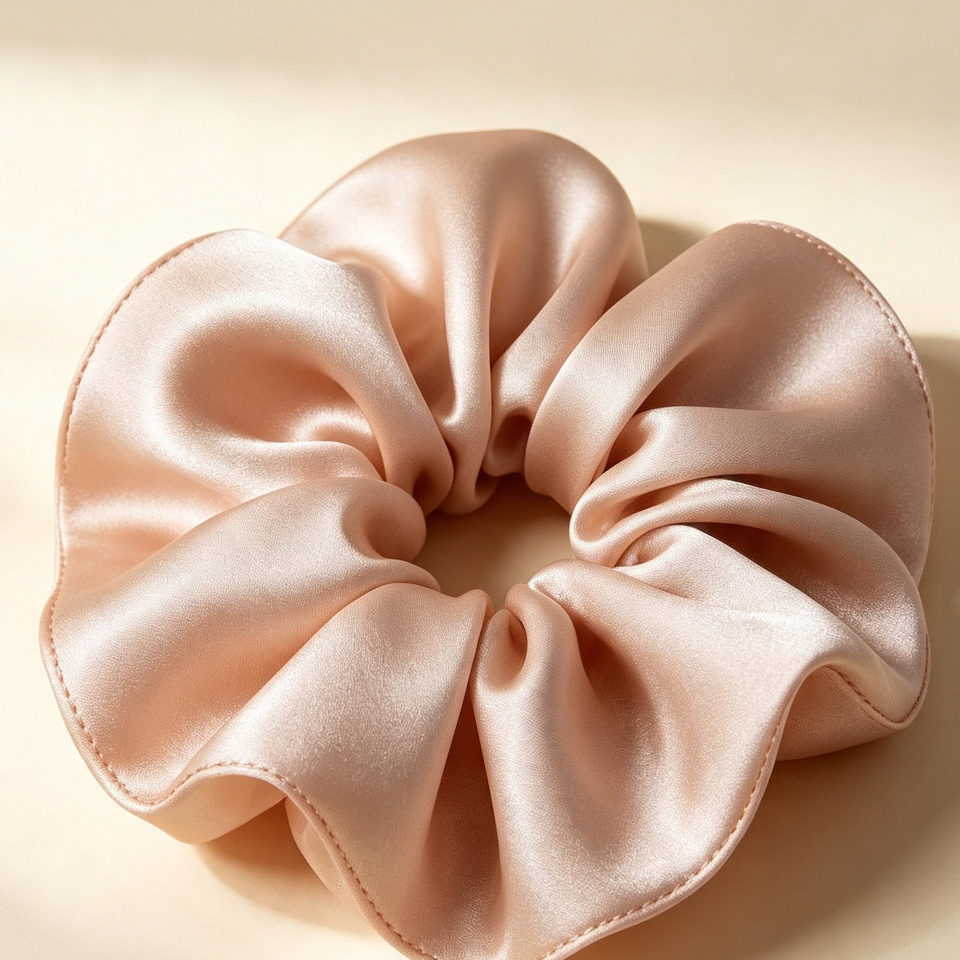 Soft satin hair ties for women and girls