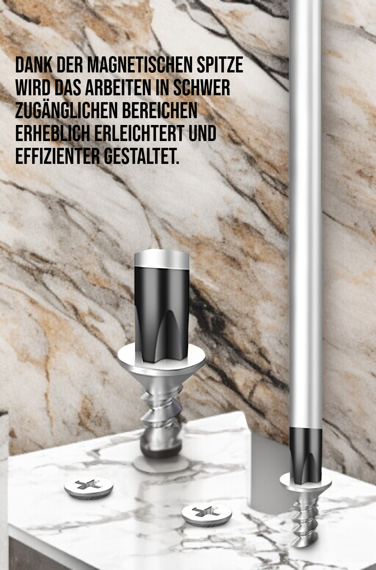 Ergonomischer Griff des magnetischen Schraubenziehers