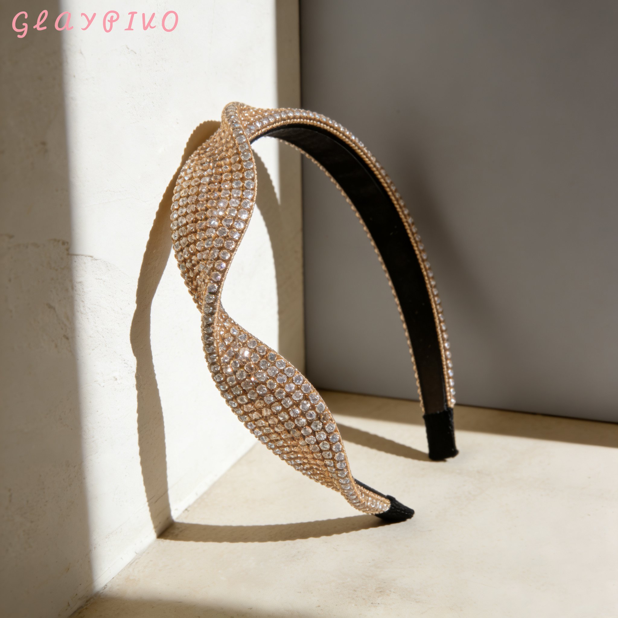 ที่คาดผมประดับเพชรเทียม อเนกประสงค์ (แพ็ค 3 ชิ้น)