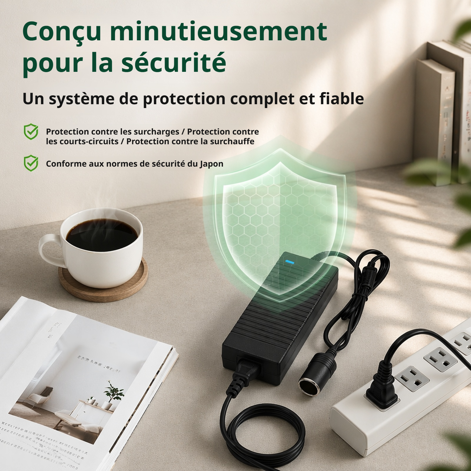 Adaptateur Convertisseur AC/DC 12V 2A
