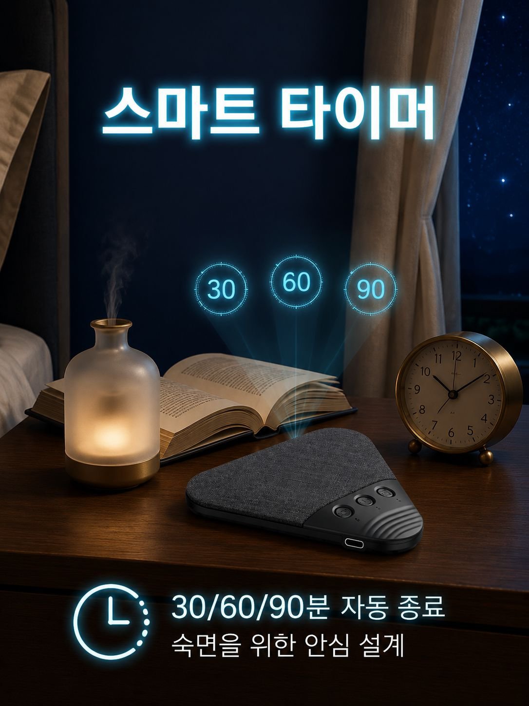 블루투스 베개 수면 스피커