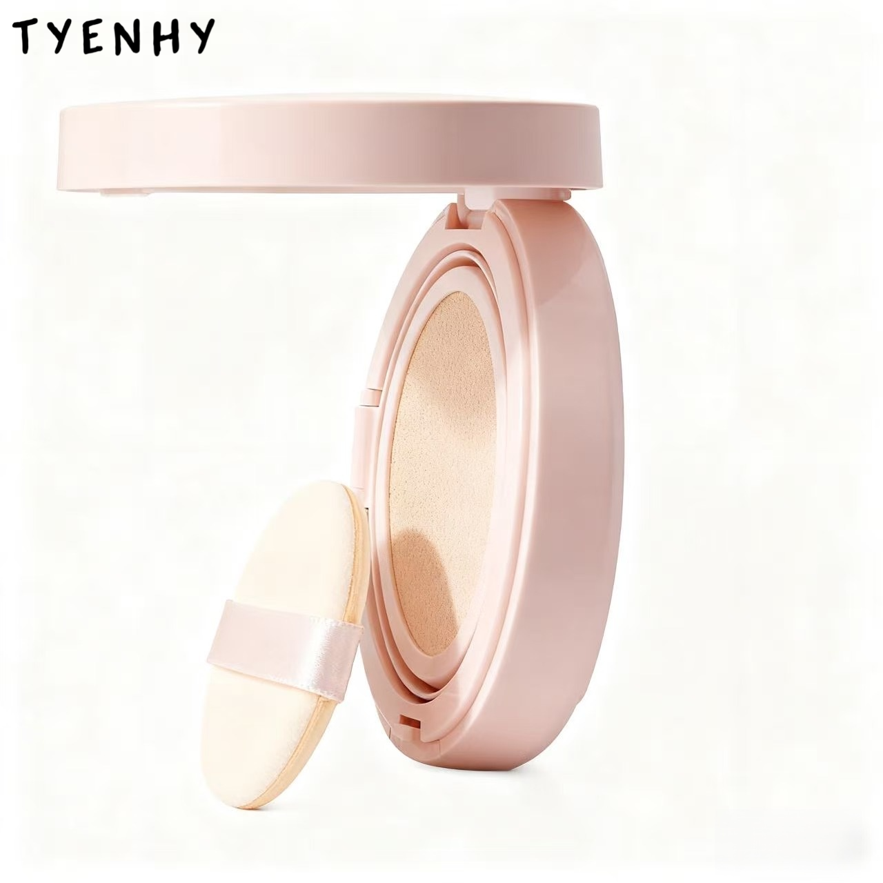 묻어나지 않는 쿠션 파운데이션 사용 전후 비교 이미지