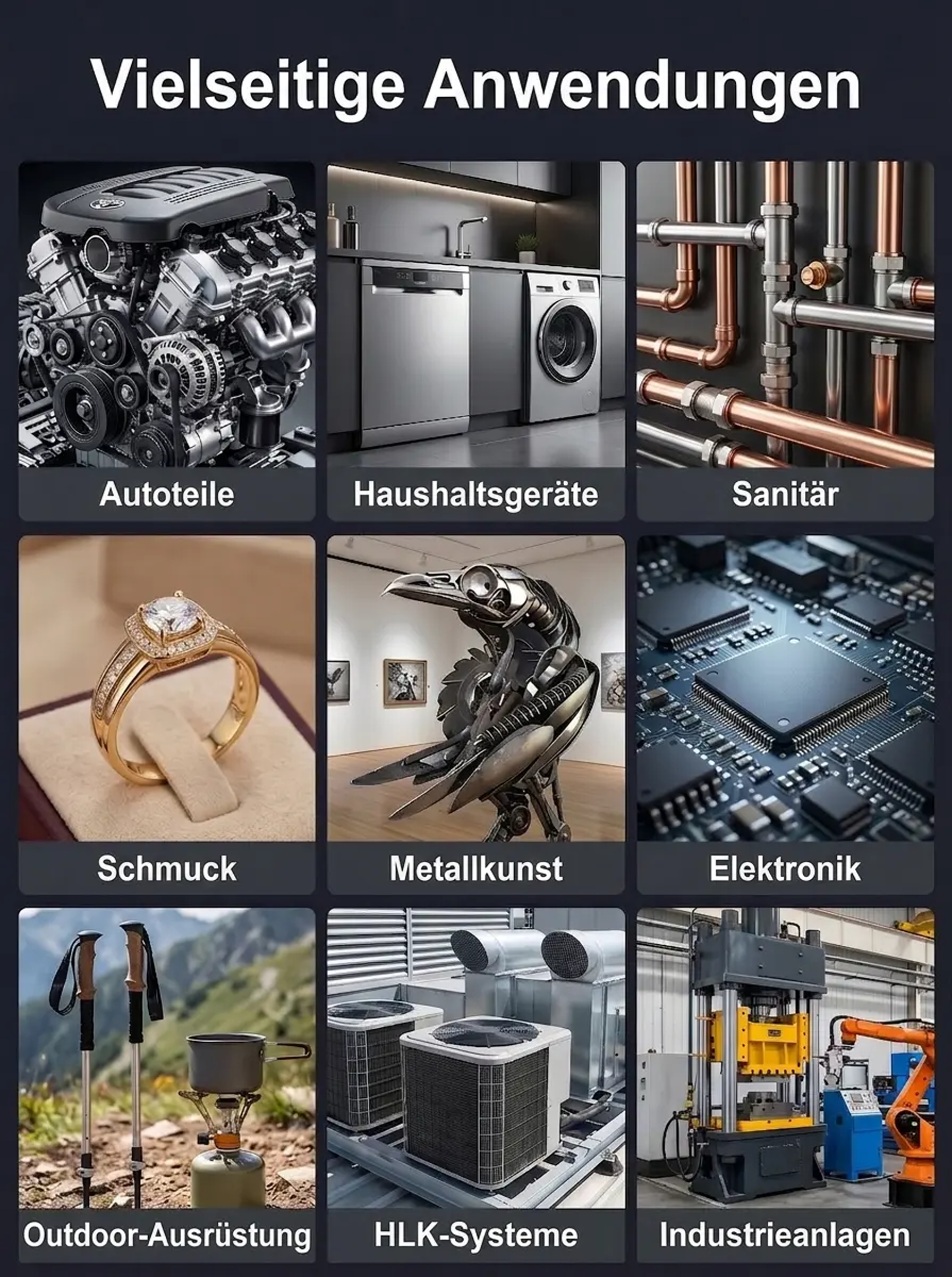 Universelles Niedrigtemperatur-Lötwerkzeug