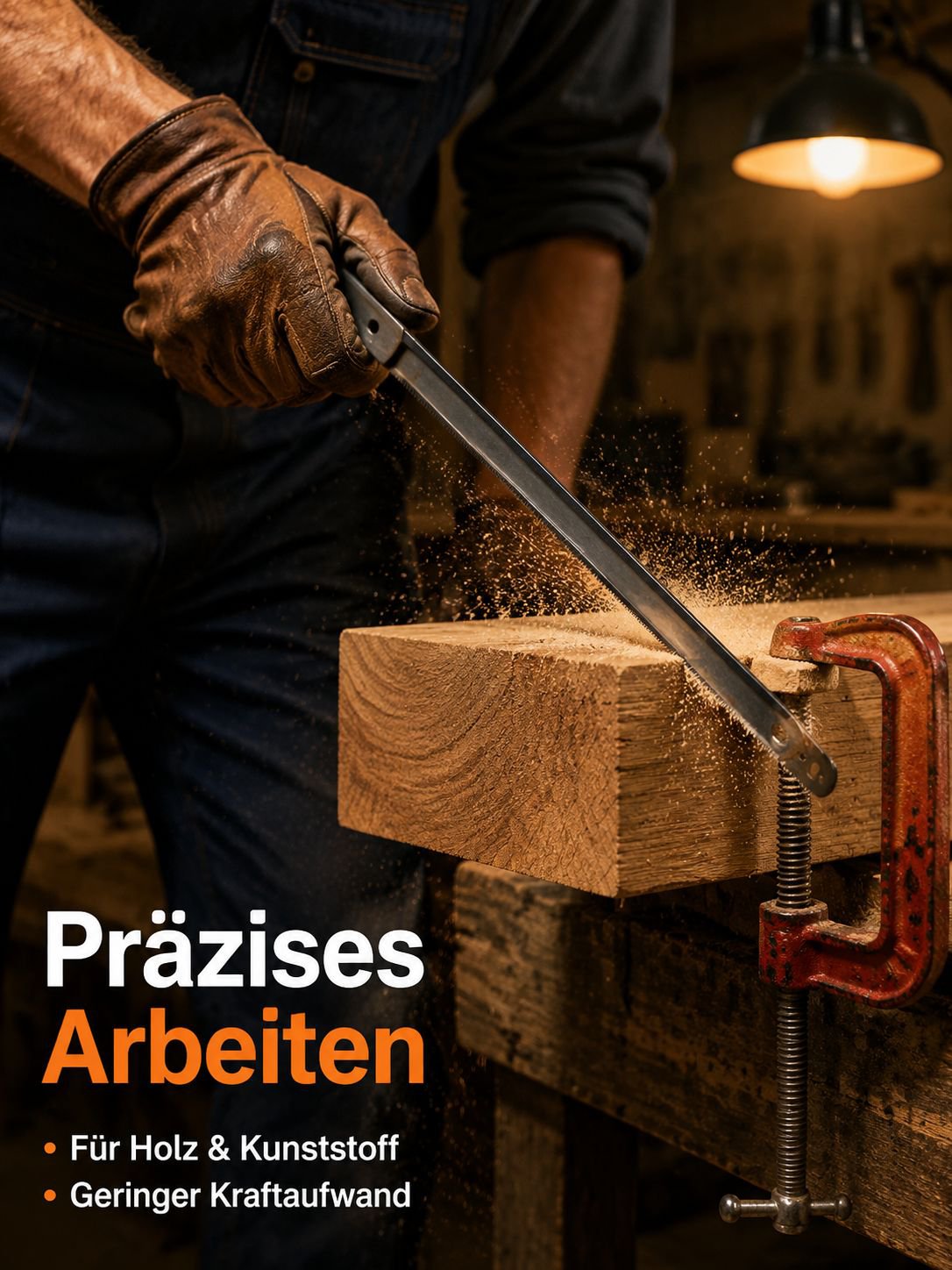 Verdicktes Handsägeblatt aus Stahl, Feinzahn-Stahlsägeblatt