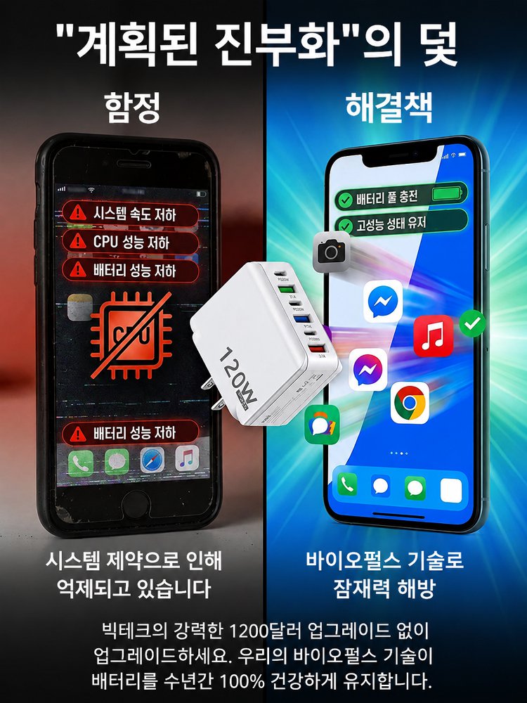 【휴대폰 본래 속도로 복원】6포트 고속 충전기