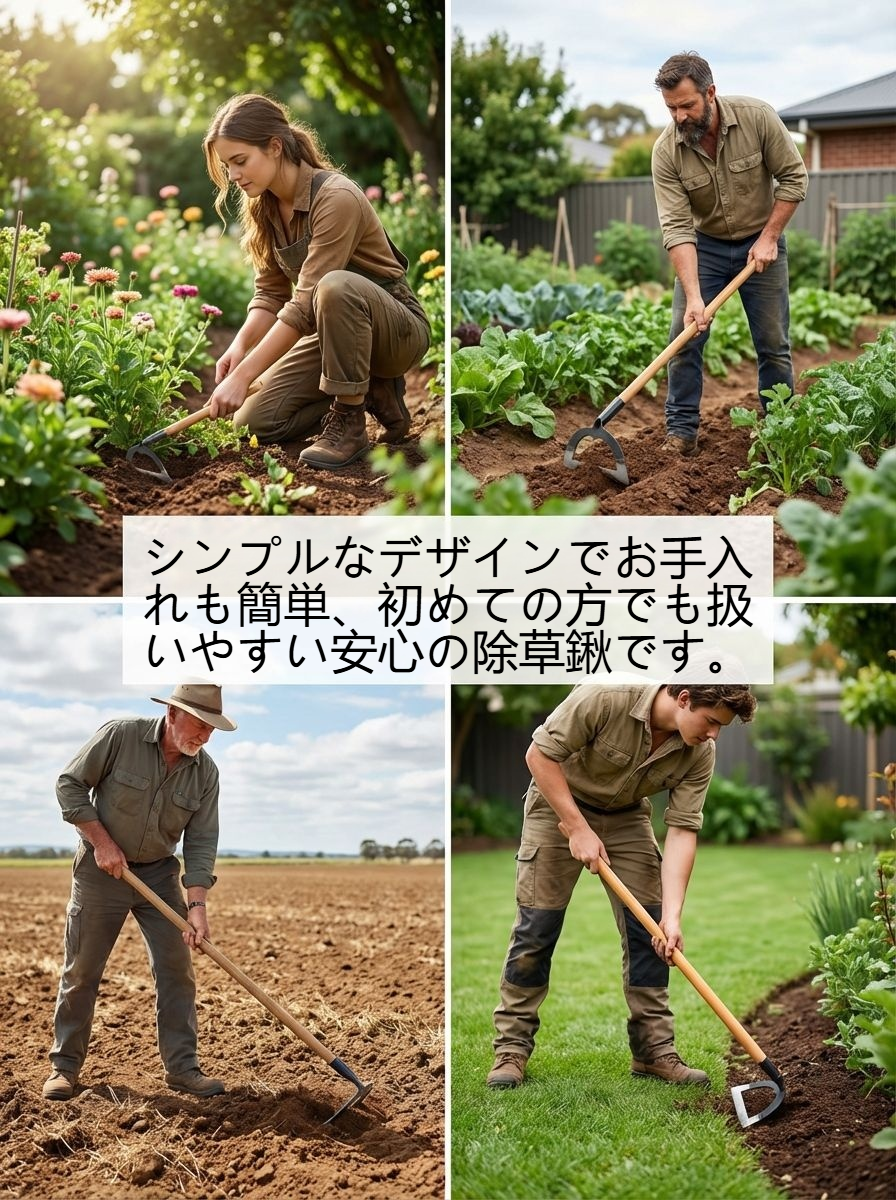 使いやすいガーデン用除草鍬