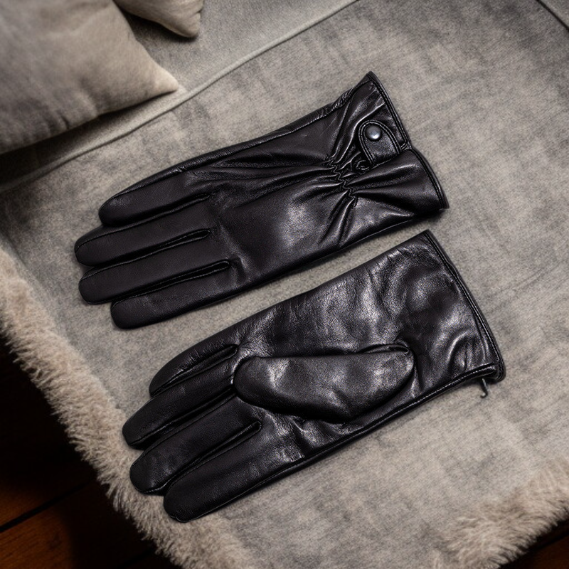 남성용 천연 양가죽 장갑