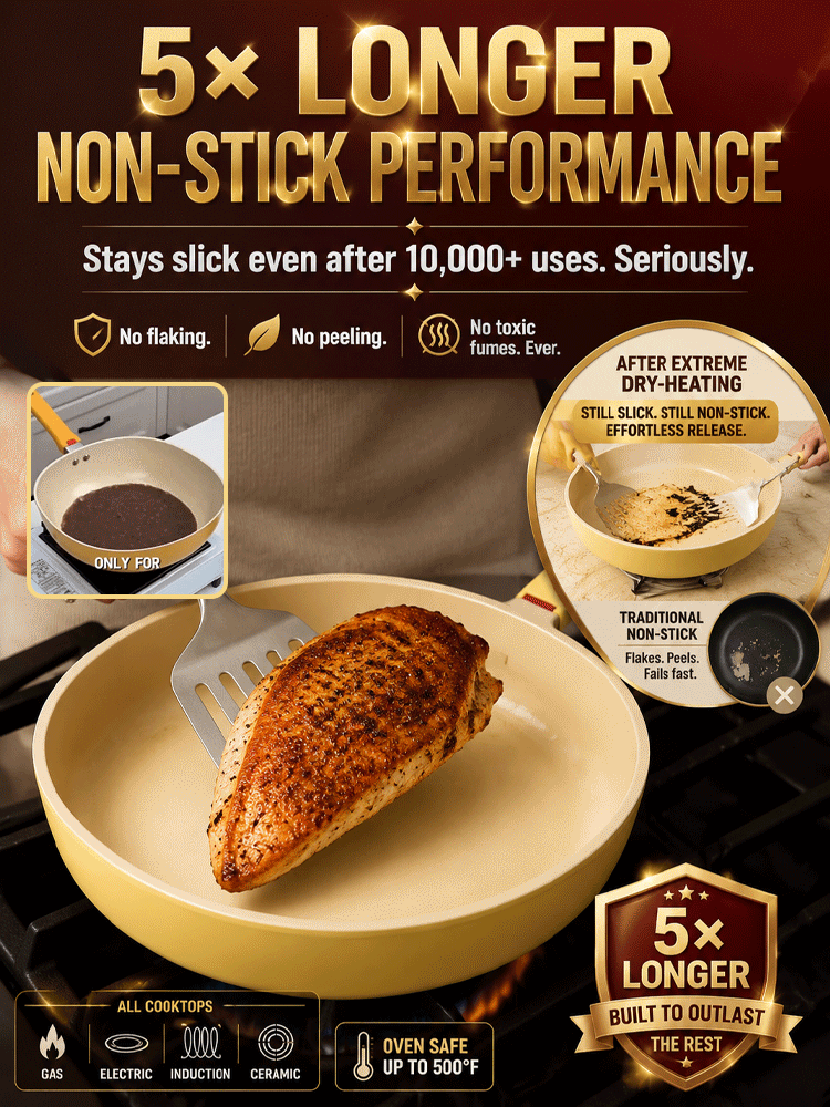 Lightweight Household Ceramic Non-Stick Pan