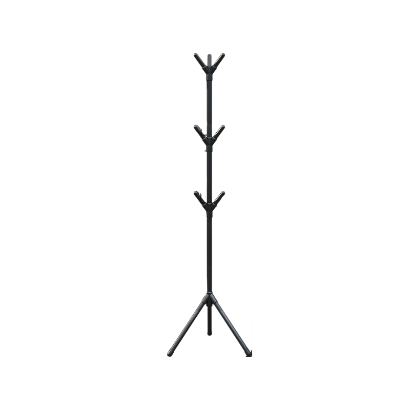 簡約單桿衣架帽子收納架