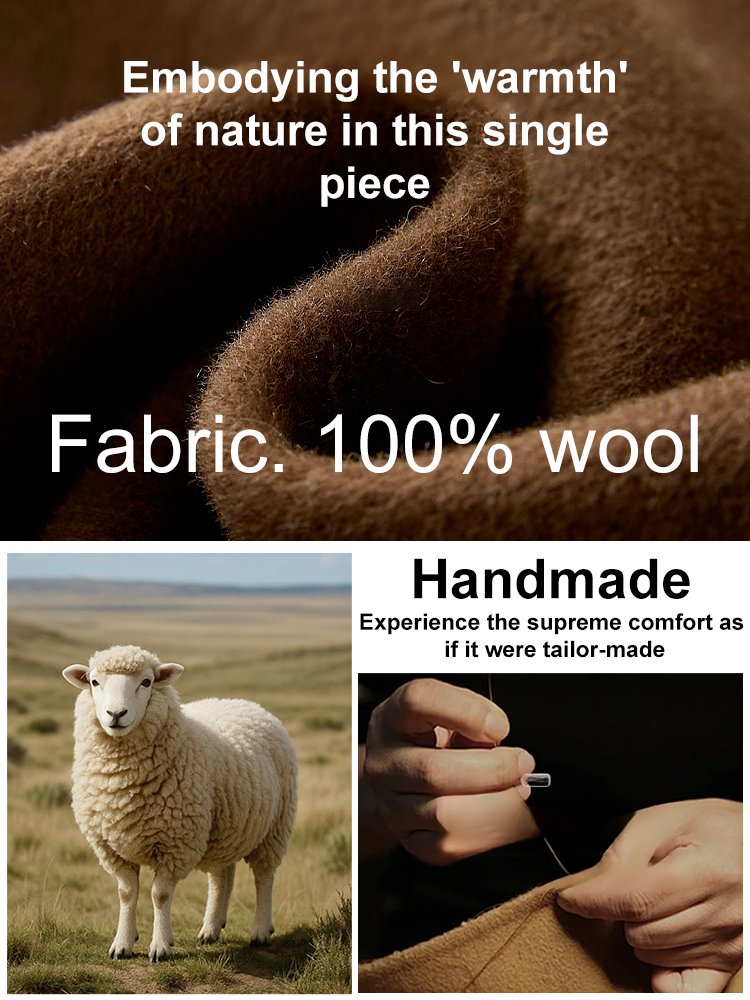 Sophisticated wool versatile coat