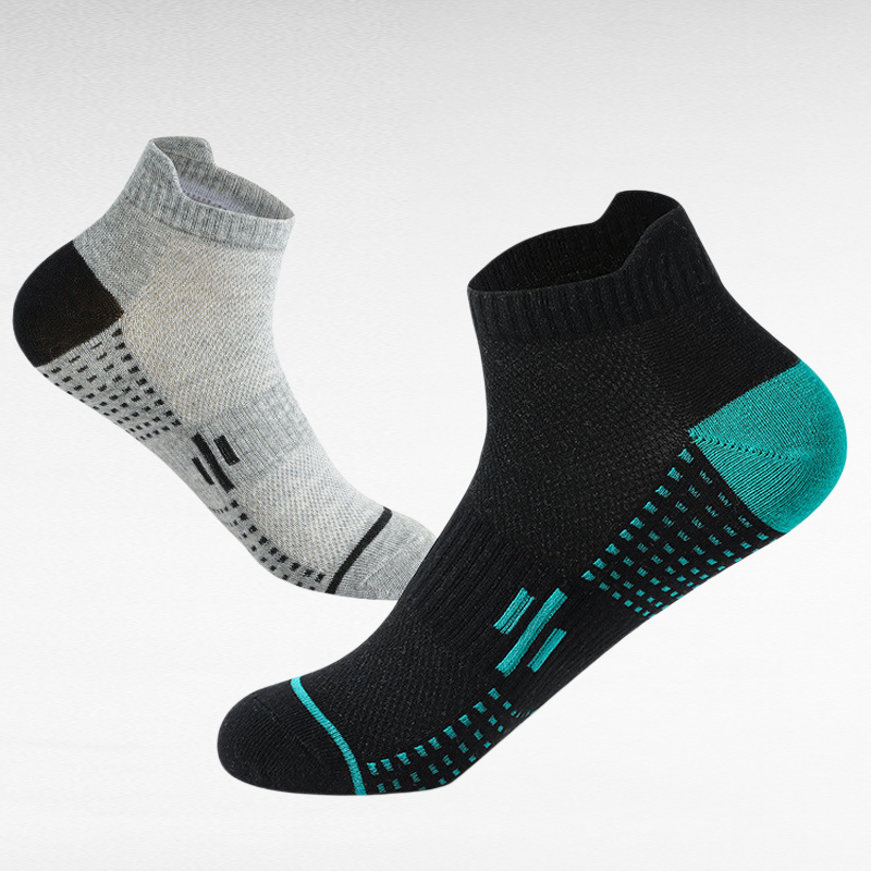 男性用薄手アンクルソックス 5足組 吸汗通気 ランニング・スポーツ用