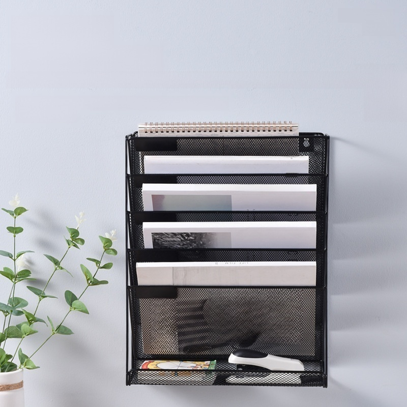 ชั้นวางของติดผนังสำหรับโต๊ะ ทำจากโลหะ แขวนผนังได้