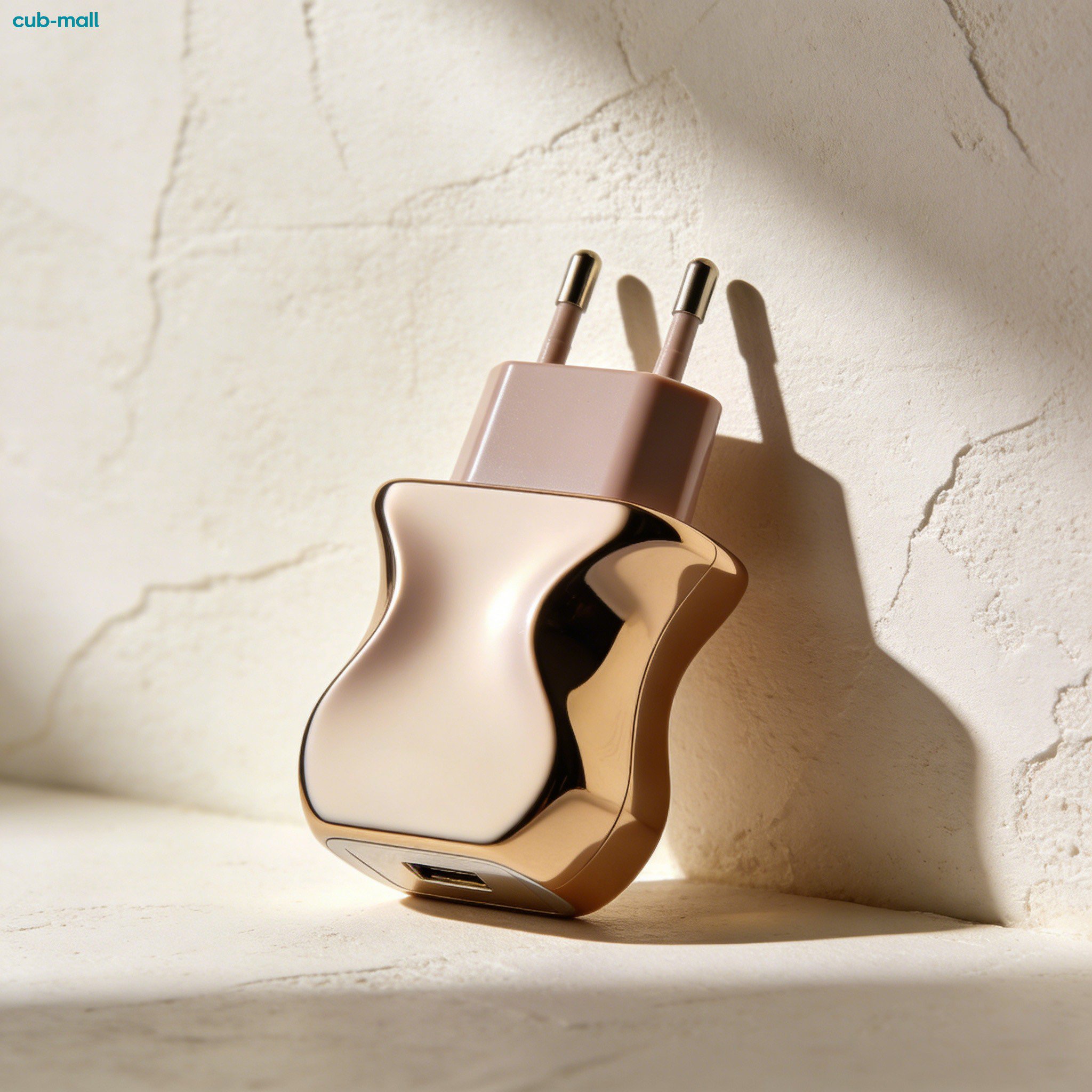 Compact and portable charger plug for smartphones