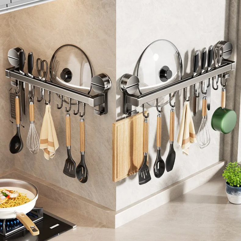 Multifunktionales Küchenregal ohne Bohren