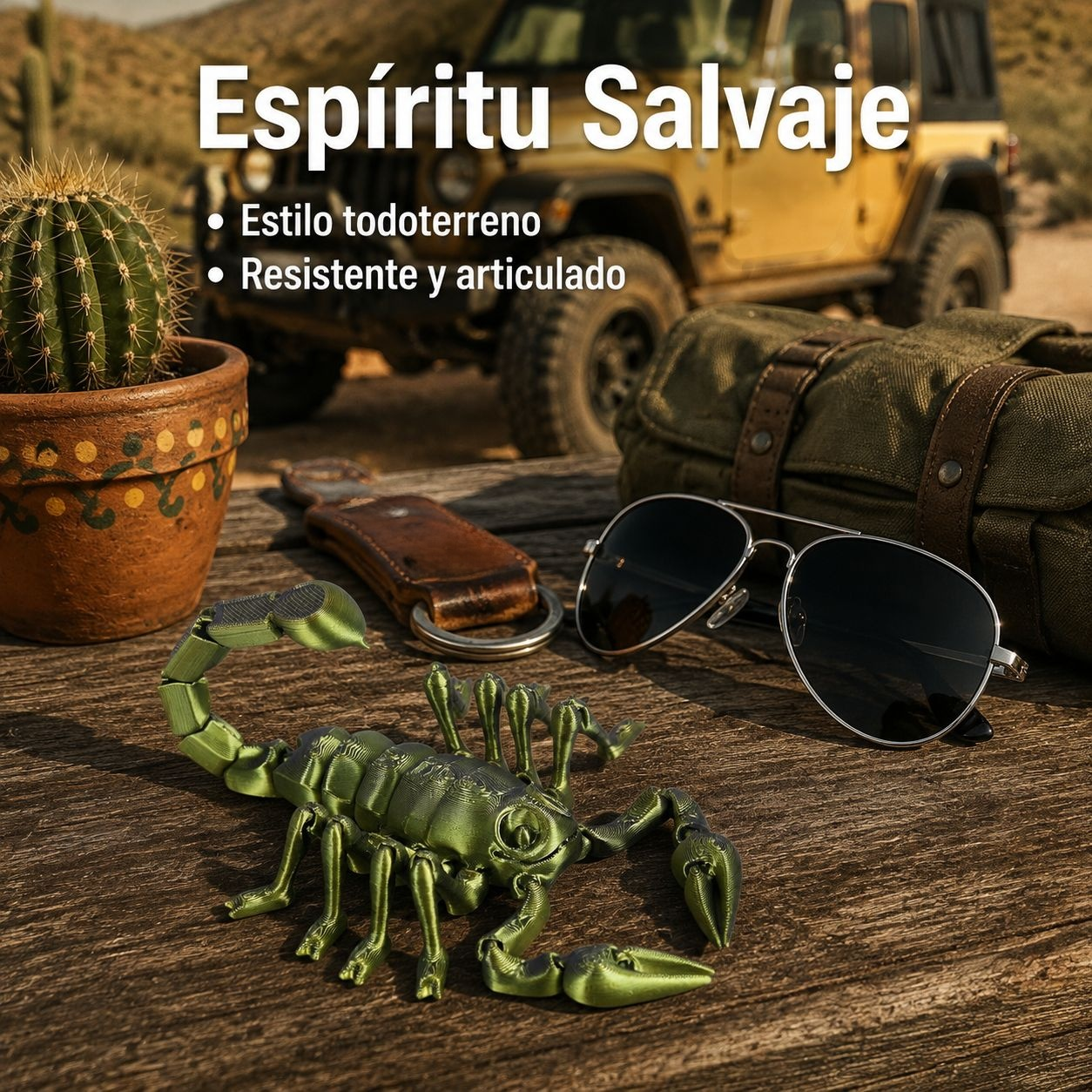 Escorpión impreso en 3D