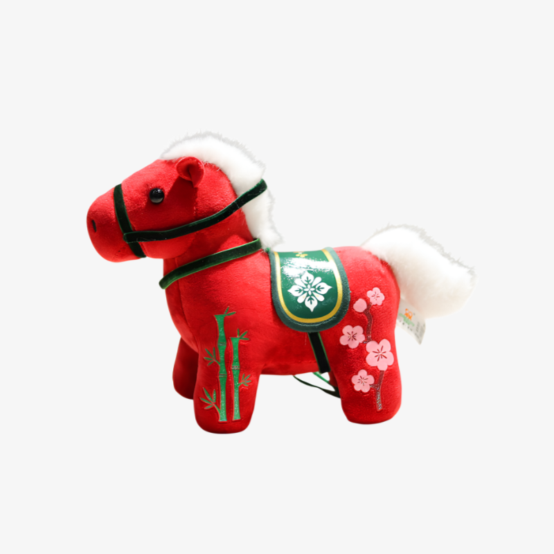 어린 시절 연인의 인형 말띠 마스코트 봉제 키체인