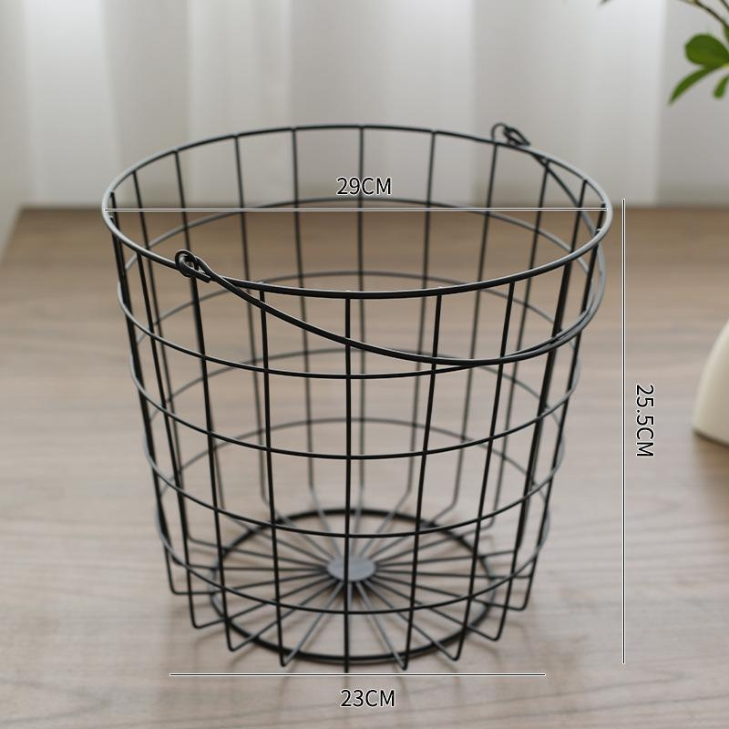 Vintage Metallkorb für Zeitungen, Magazine, Brot und Früchte – Multifunktionaler Aufbewahrungskorb