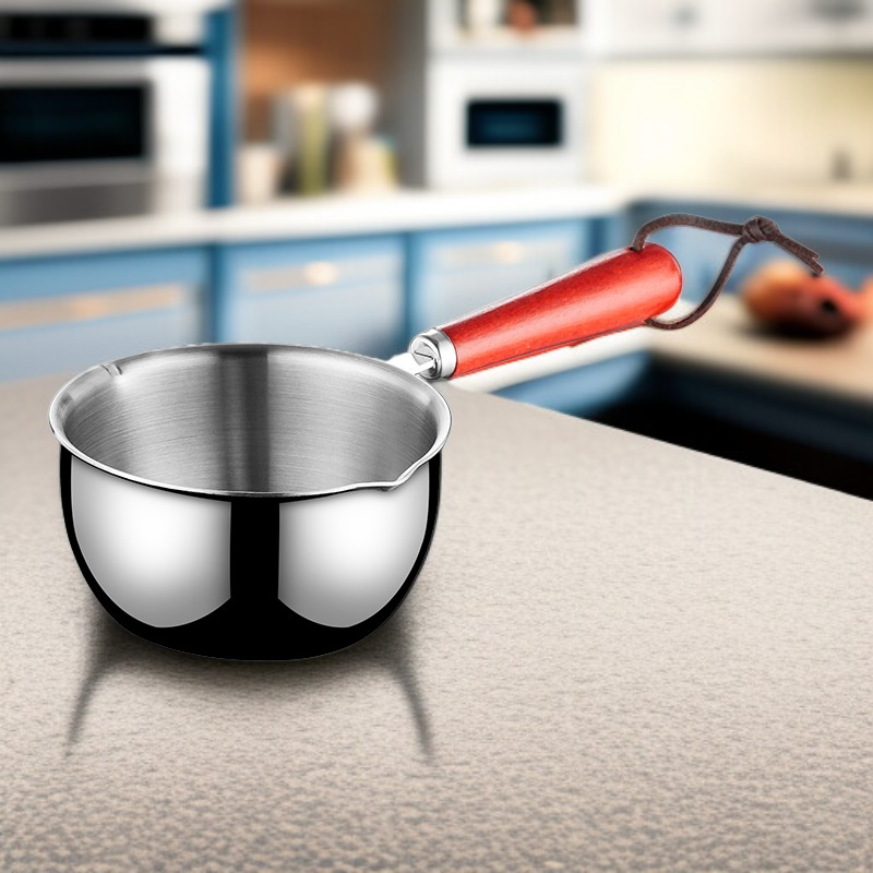 미니 평저 프라이팬, 뜨거운 기름/소스 요리에 적합