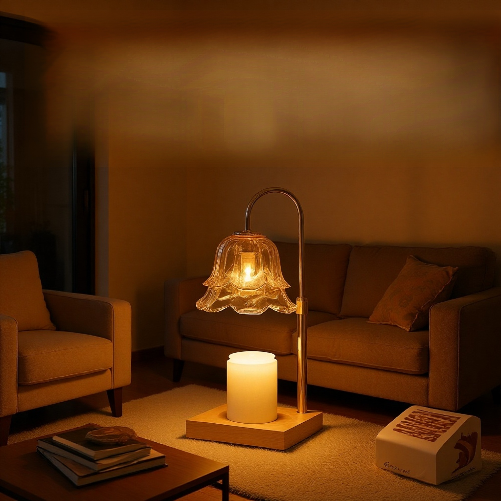 Wooden Aroma Lamp