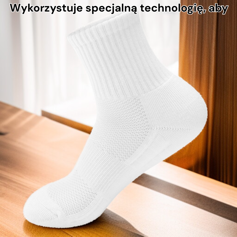 Skarpetki bawełniane przeciw zapachowi