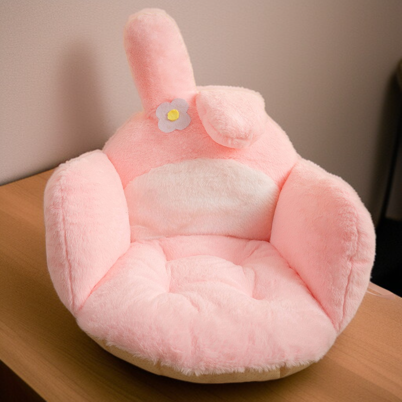 일체형 등받이 및 허리 지지대 시트 쿠션