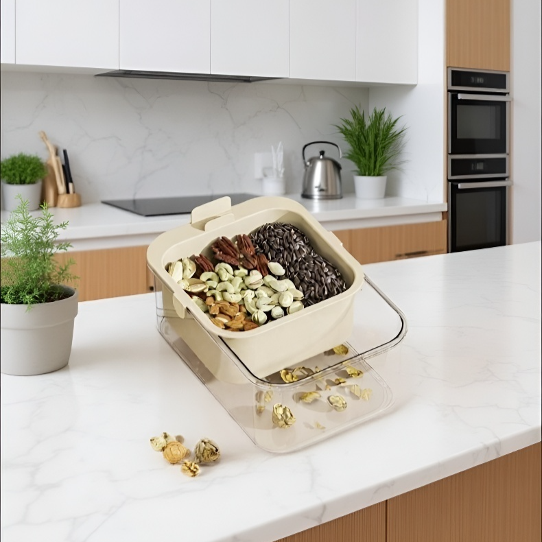 Multi-purpose snack and fruit organizer for kitchen