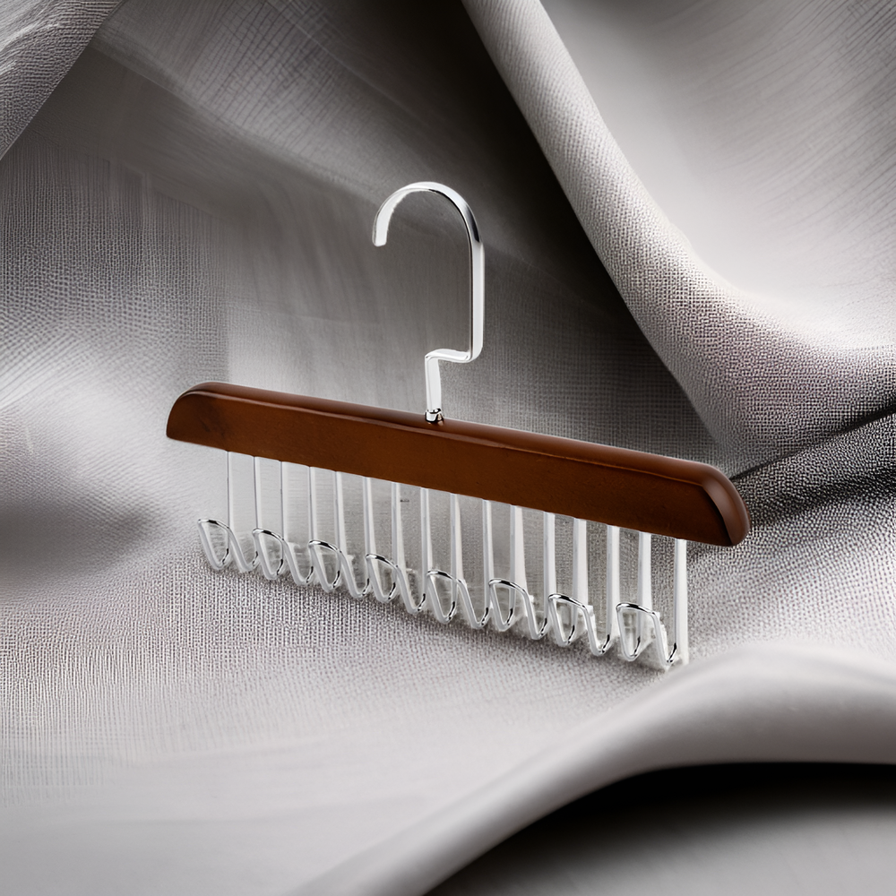 다기능 나무 옷걸이