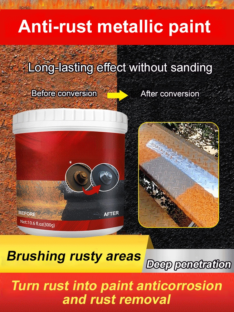 Rust removal metal paint