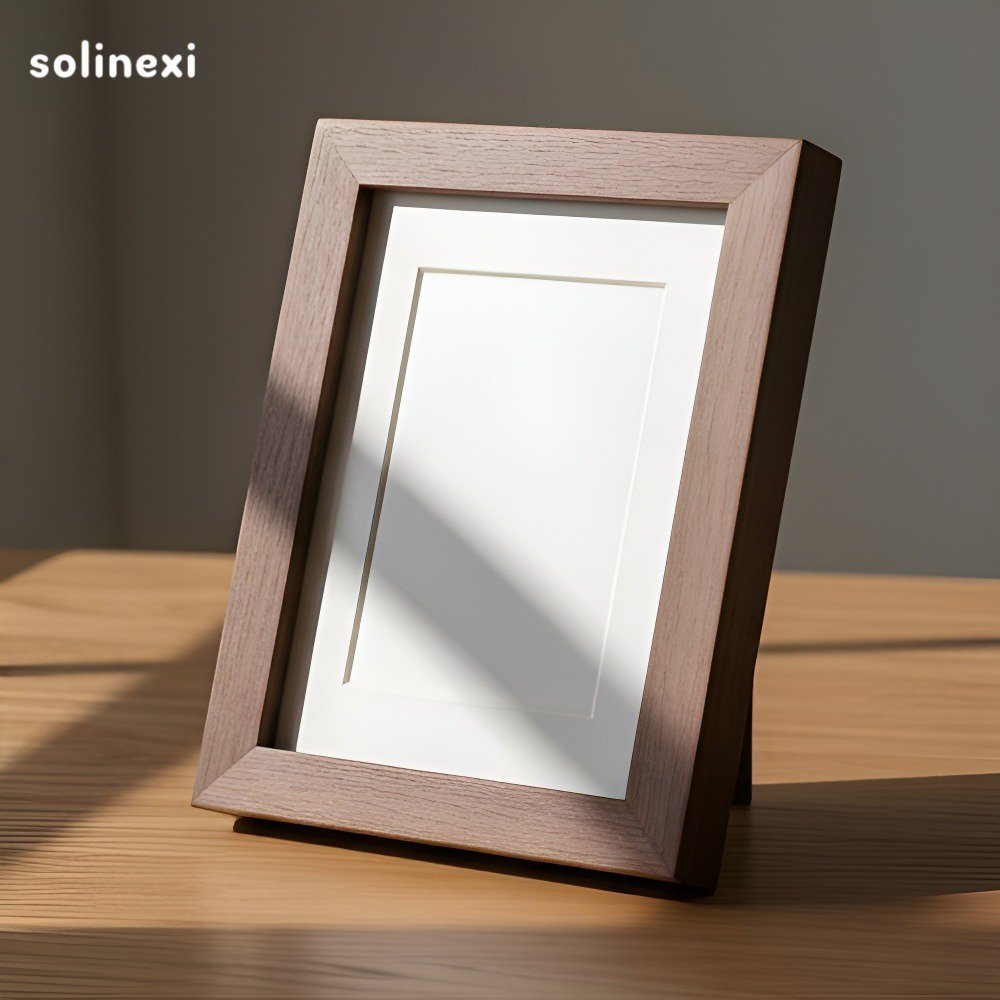 Sada 4 dřevěných stojanů na fotografie