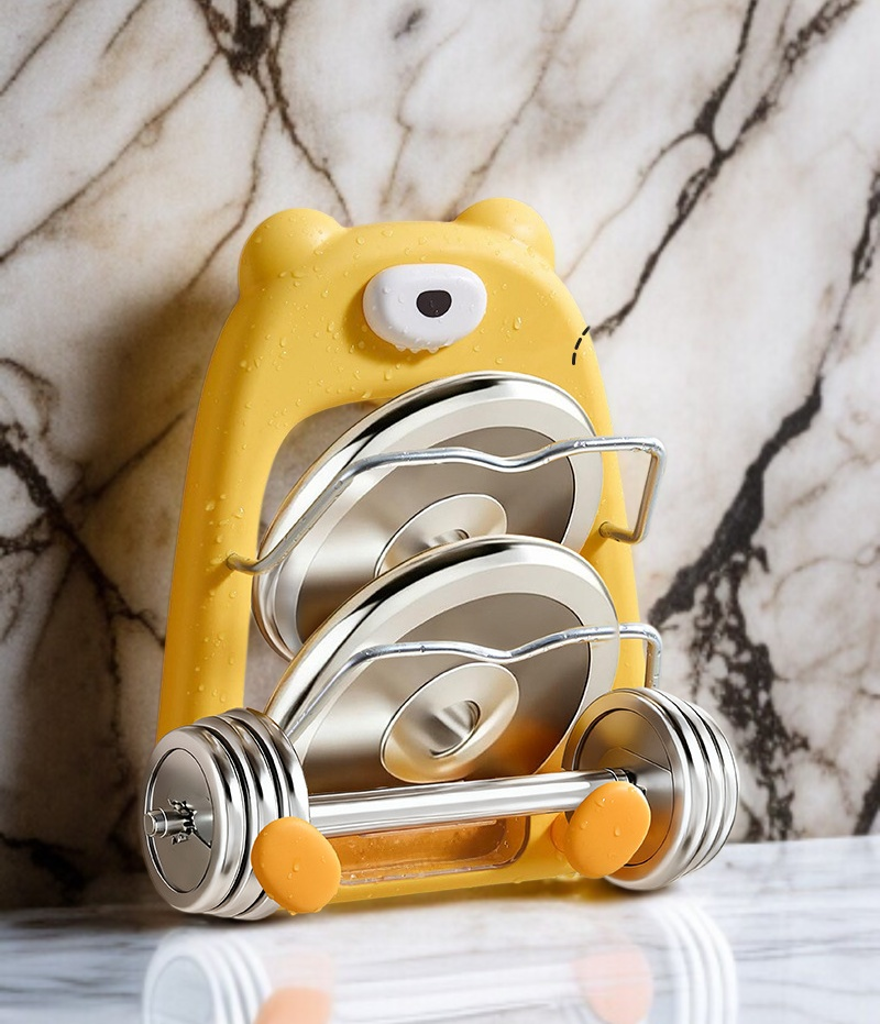 吸盤式鍋蓋架特寫細節