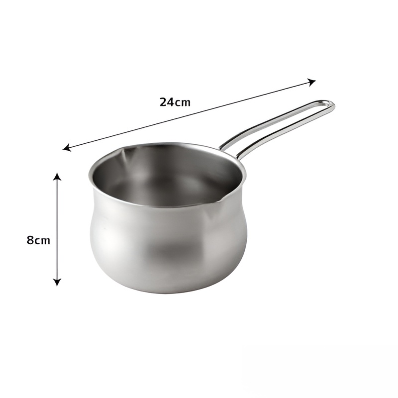 Household Stainless Steel Milk Pot